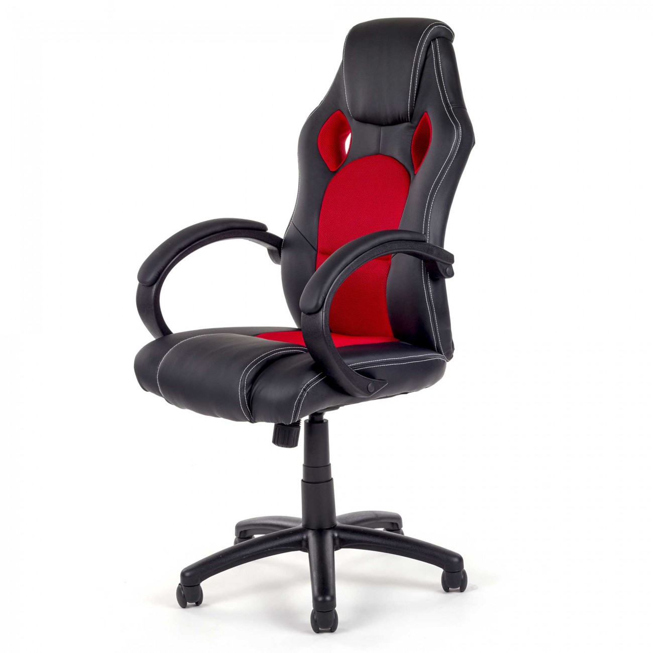 MY SIT Office Chair Racing PU Black Red V8 Office Racing Chairs